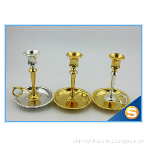 Shinny Gifts Metal Candlestick Holder for Home Decoration